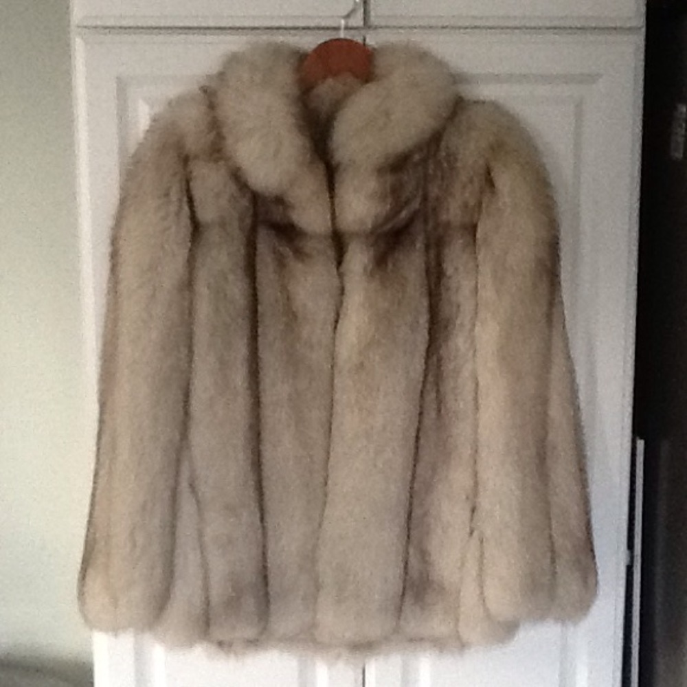 Fox coat.  Fits like a size 10